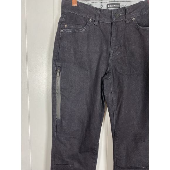 Black Diamond Women's Mission Wool Denim Pants in Black Size 2 NWT - Picture 4 of 12
